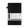 Sakura Cuaderno de tapa dura papel cuadriculado Negro 13x21 cm